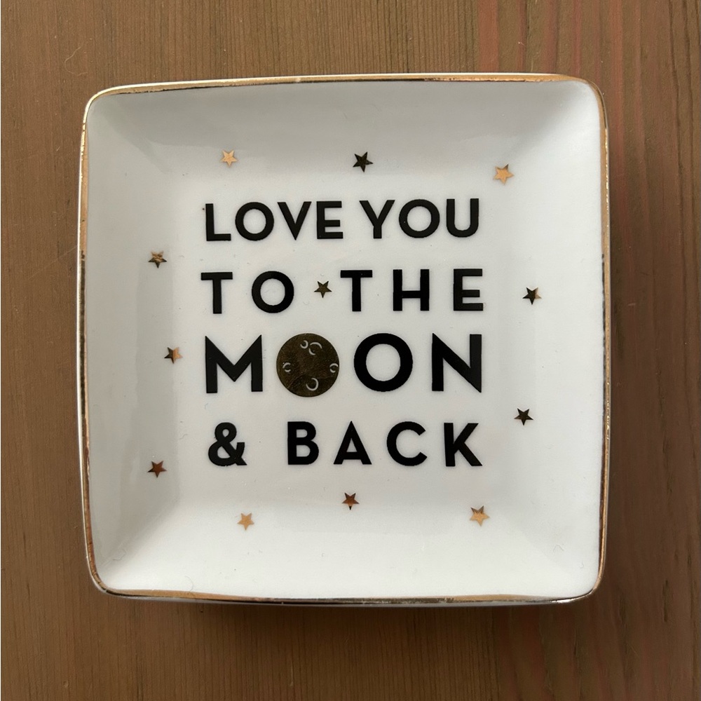 ‘Love You to the Moon’ trinket dish